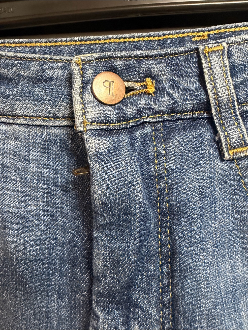 Anthropologie Pilcro Medium Wash Barrel Leg Jeans Size 28 Horseshoe Cropped Chic - Picture 3 of 8